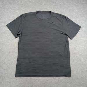Nike Shirt Mens Large Grey Performance Dri-FIT Athletic Running Training Top